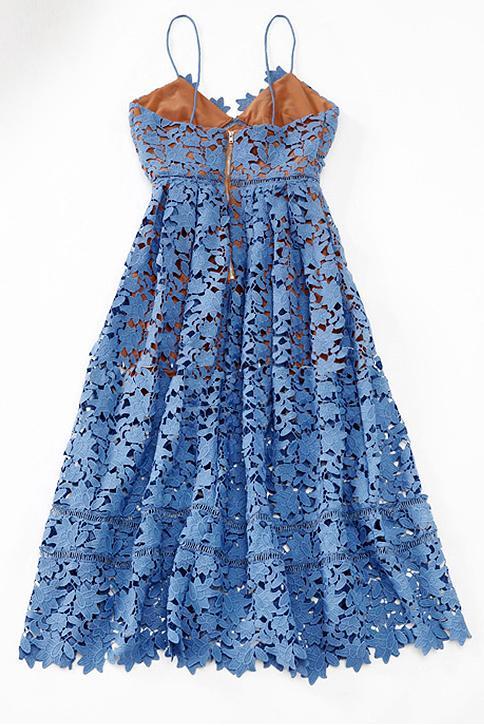 Spaghetti-straps Lace Short Prom Dress, Lace Blue Homecoming Dresses
