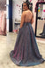 Sparkly Long Strapless Prom Dresses Backless Evening Party Dress