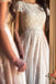 lace chiffon boho bridal gown modest beach wedding dresses dtw392