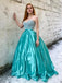 a-line sweetheart beading sweep train ball gown long prom dress dtp300
