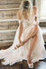 a-line off-the-shoulder beaded chiffon backless beach wedding dress dtw171