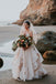 A-Line Sweetheart Tulle Wedding Dress with Ruffles