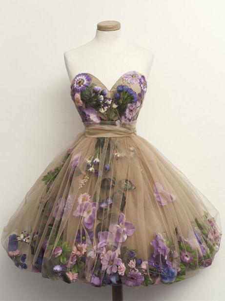 a-line short prom dresses tulle with appliques cute sweetheart sweet 16 dress dtp339