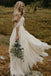 Chiffon Ivory Off Shoulder Sweetheart Boho Beach Wedding Dresses