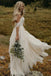 chiffon ivory off shoulder sweetheart boho beach wedding dresses dtw21