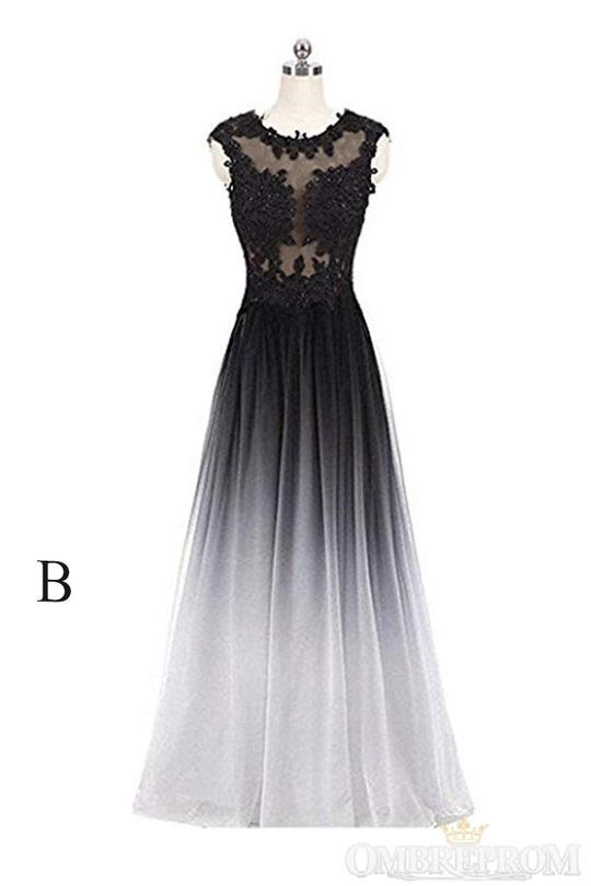 Black and grey formal 2025 dresses