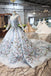 Cinderella Lace Long Sleeves Wedding Dress with Embroidery Appliques