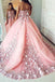 Gorgeous Prom Dresses Sweetheart 3D Floral Appliques Quinceanera Gown