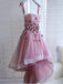 high low applique strapless prom party dress tutu skirt sweet 16 dress dth169