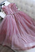 High Low Applique Strapless Prom Party dress Tutu Skirt Sweet 16 Dress
