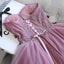 High Low Applique Strapless Prom Party dress Tutu Skirt Sweet 16 Dress