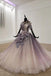 sparkly ball gown ombre prom dresses with appliques quinceanera gown dtp1012