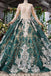 Long Sleeve Appliques Beading Quinceanera Dresses Ball Gown Vintage Wedding Dress