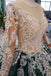 Long Sleeve Appliques Beading Quinceanera Dresses Ball Gown Vintage Wedding Dress