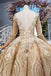 Ball Gown Quinceanera Dresses Sequins Vintage Wedding Dress With Appliques