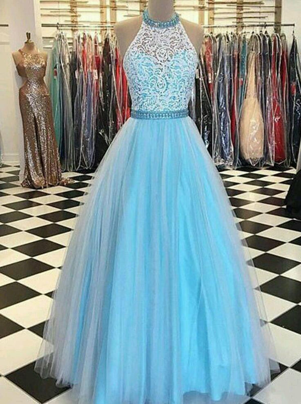 Turtleneck prom deals dress