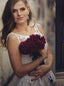 Romantic Sheath Open Back Peplum Lace Wedding Dress