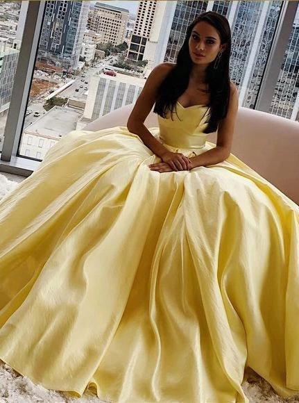 yellow evening dresses uk Beautiful Yellow evening Dress Mermaid Split Long Evening Ball Dresses ballbellauk