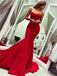 Red Mermaid Prom Dress Sweetheart Sexy Long Evening Dress
