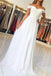 Off-the-Shoulder Chiffon Long Prom Dress With Beading Appliqued