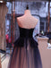 spaghetti-straps ombre prom dresses plunging long evening gowns dtp196