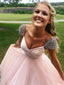 Princess Pink Ball Gown Prom Dresses Cinderella Quinceanera Dresses