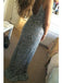 spaghetti straps long beading mermaid backless prom dresses dtp351