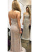 sparkly beading spaghetti straps mermaid/trumpet prom dress dtp341