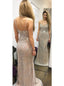 Sparkly Beading Spaghetti Straps Mermaid/Trumpet Prom Dress