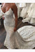 Stunning Sparkly Wedding Dresses Mermaid Sequined Bridal Gowns dtw09