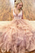Sweet 16 Dress Layered Polka Dot Tulle Long Prom Dresses