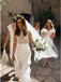 unique sheath lace wedding dress cap sleeves backless bridal gown dtw150