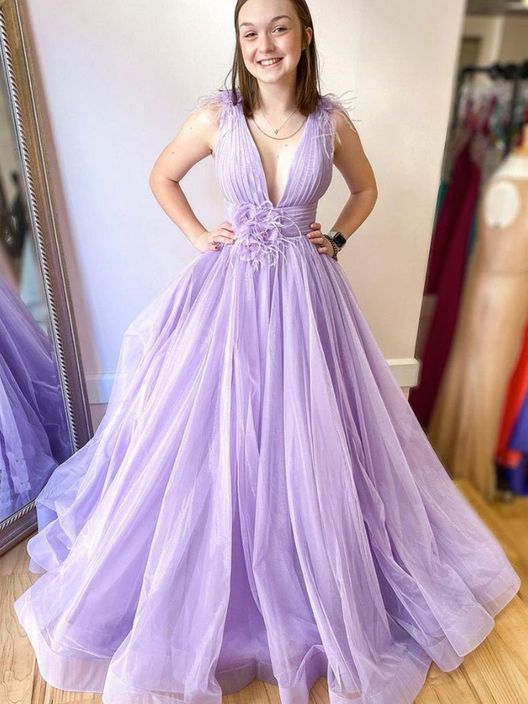 Purple/Rose/Blue Flower Girl Princess Ball Gown Formal Prom Party Pageant  Dress | eBay
