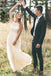 Simple Round Neck Sleeveless Bridal Dresses, Chiffon Long Pleated Wedding Dress