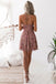 Charming Blush A-Line Homecoming Party Dresses with Appliques