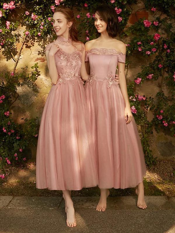Old rose gown for bridesmaid shop