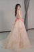 Off-the-Shoulder A Line Tulle Prom Dress Elegant Evening Dress With Flowers