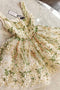 Gorgeous Flowers Appliques Homecoming Dresses, A-line Mini Hoco Dress