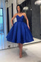 A-line Sweetheart Homecoming Dress, Royal Blue Short Prom Dresses
