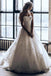 princess strapless ball gown wedding dress with appliques dtw199