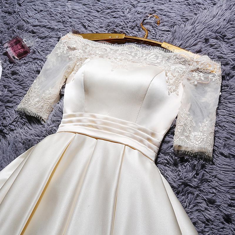 Off Shoulder Short Prom Dresses Homecoming Dress With Sleeve