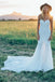 gorgeous ivory mermaid sweetheart rustic lace wedding dresses dtw35