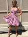 Sparkly Homecoming Dresses A-line Sweetheart Short Prom Dresses